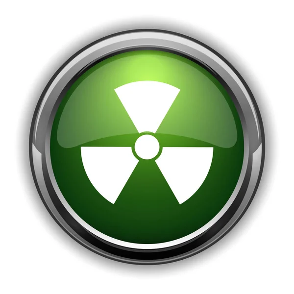 Radiation Icon Radiation Website Button White Background — Stock Photo, Image