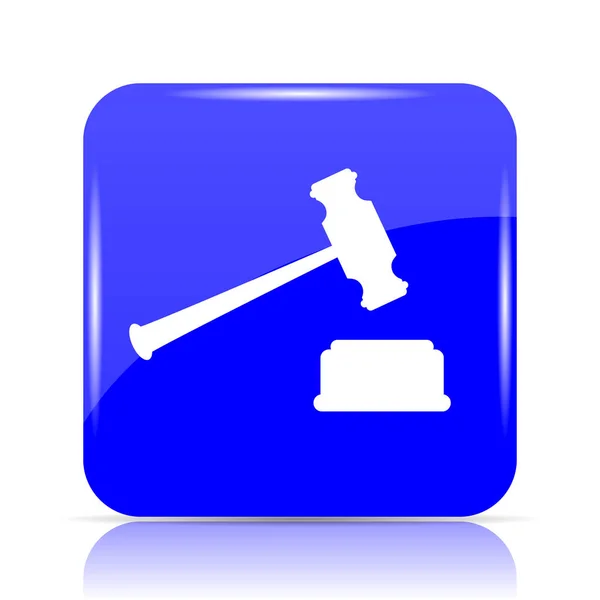 Judge hammer icon — Stock Photo, Image