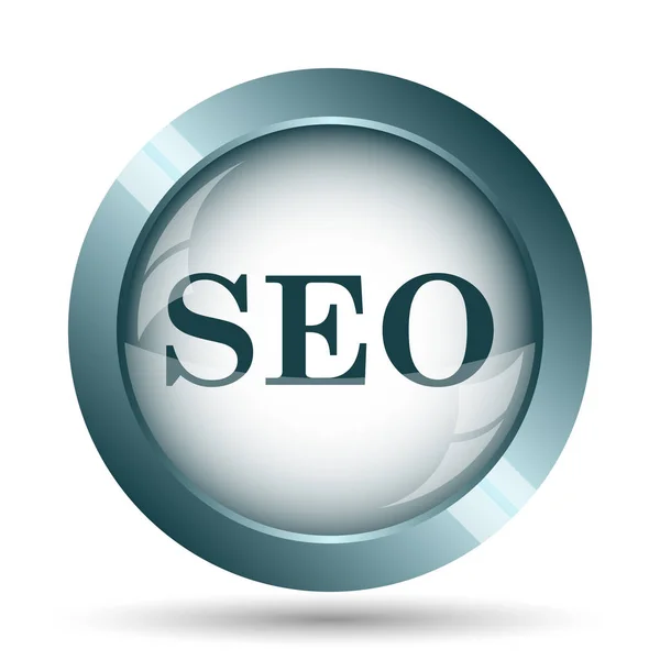 Seo Icon Internet Button White Background — Stock Photo, Image