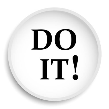 Simge yapmak. Web sitesi yapmak beyaz arka plan üzerinde düğme.