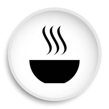 Çorba kutsal kişilerin resmi web sitesi düğme beyaz arka plan üzerinde.