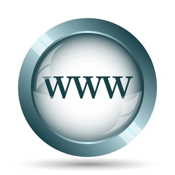 Ref Www Кнопка Интернет Белом Фоне — стоковое фото