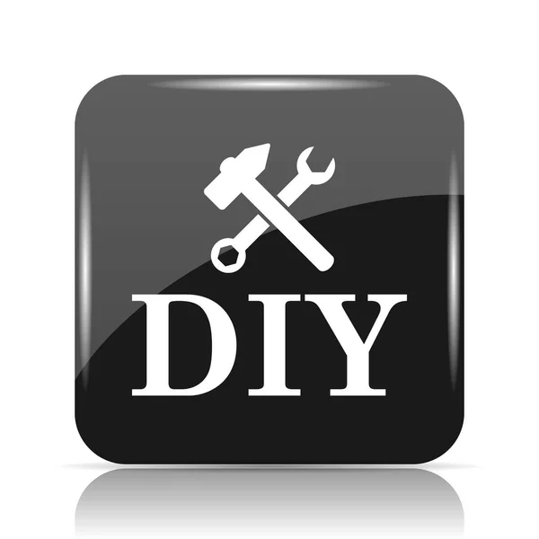 Значок Diy Кнопка Интернет Белом Фоне — стоковое фото