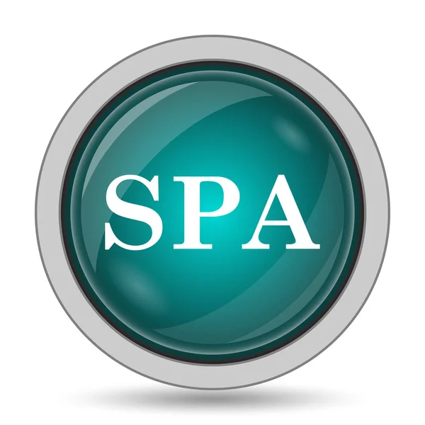 Spa Icon Website Button White Background — Stock Photo, Image