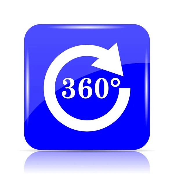 Reload 360 Icon Blue Website Button White Background — Stock Photo, Image