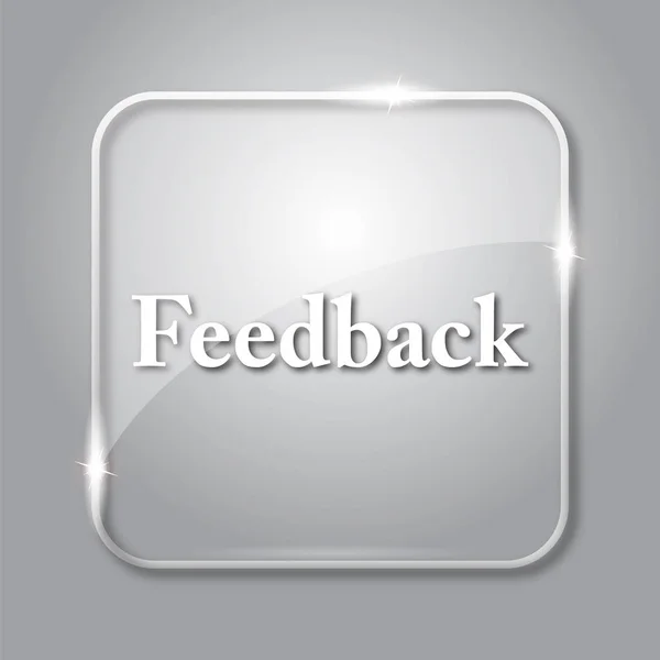 Ícone de feedback — Fotografia de Stock