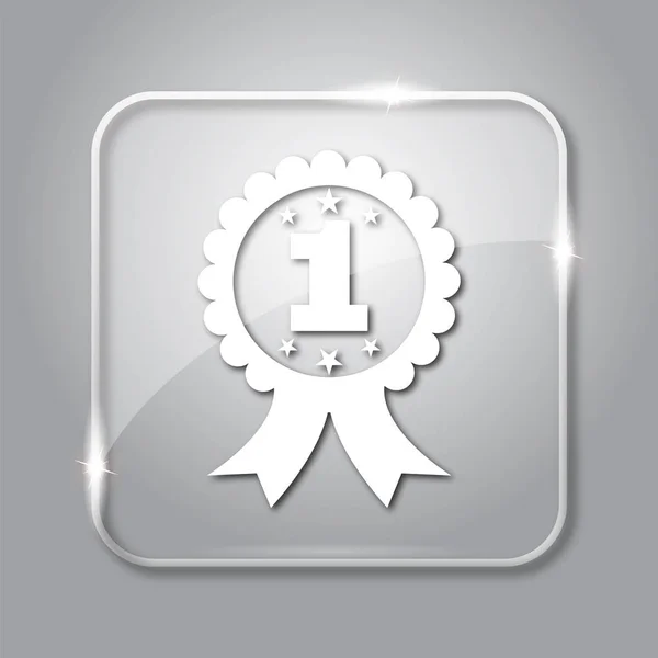 First prize ribbon icon — Stock Photo, Image