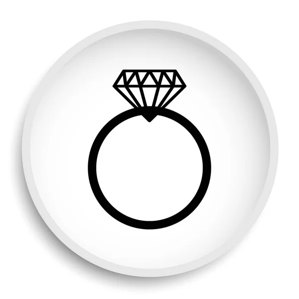 Diamond ring icon — Stock Photo, Image