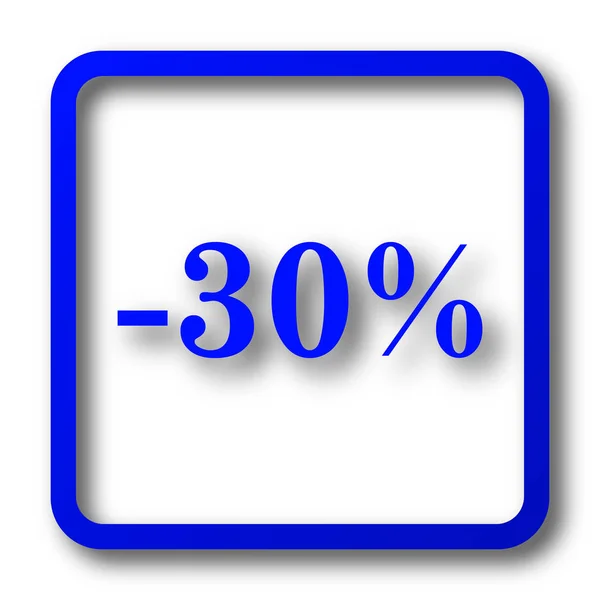 Ikona 30 procent zniżki — Zdjęcie stockowe