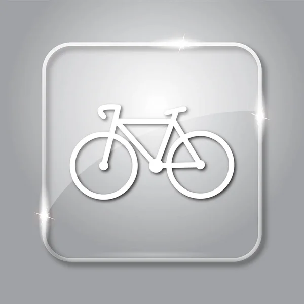 자전거 아이콘입니다 바탕에 인터넷 — 스톡 사진