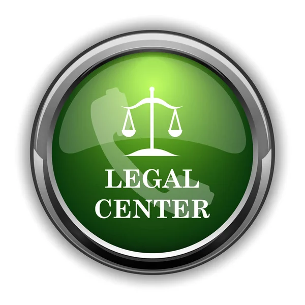 Legal Center Icon Legal Center Website Button White Background — Stock Photo, Image
