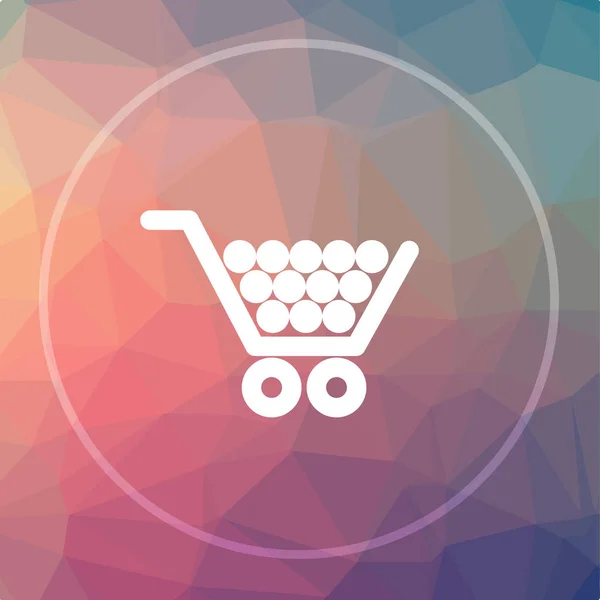 Shopping cart icon — Stock Photo, Image