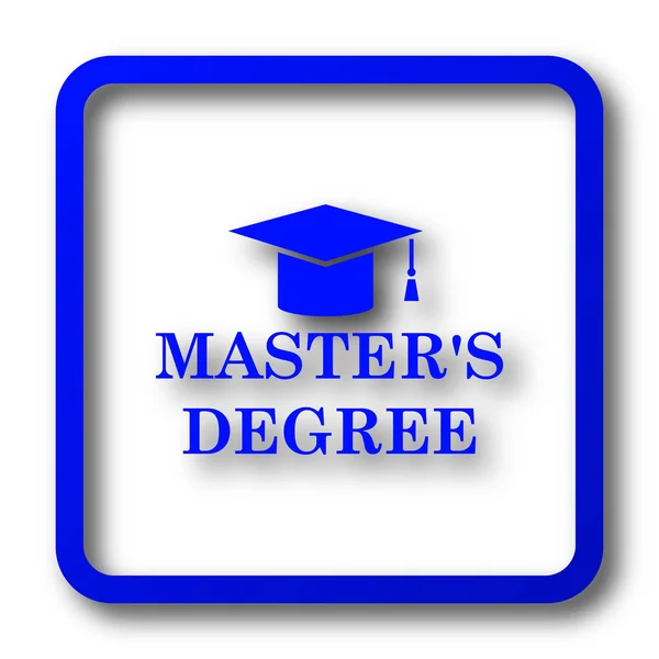 Master's degree icon — Stock Photo, Image