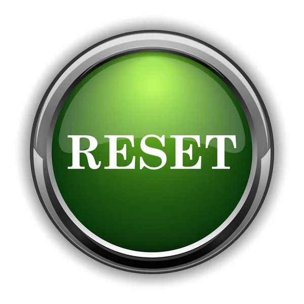 Reset Icon Reset Website Button White Background — Stock Photo, Image