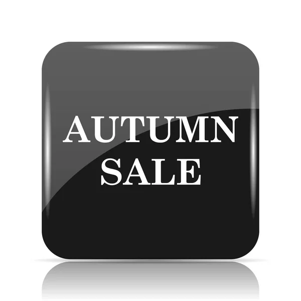 Autumn Sale Icon Internet Button White Background — Stock Photo, Image