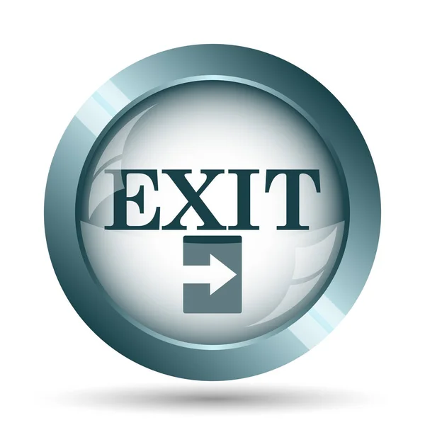 Exit Symbol Internet Taste Auf Weißem Hintergrund — Stockfoto