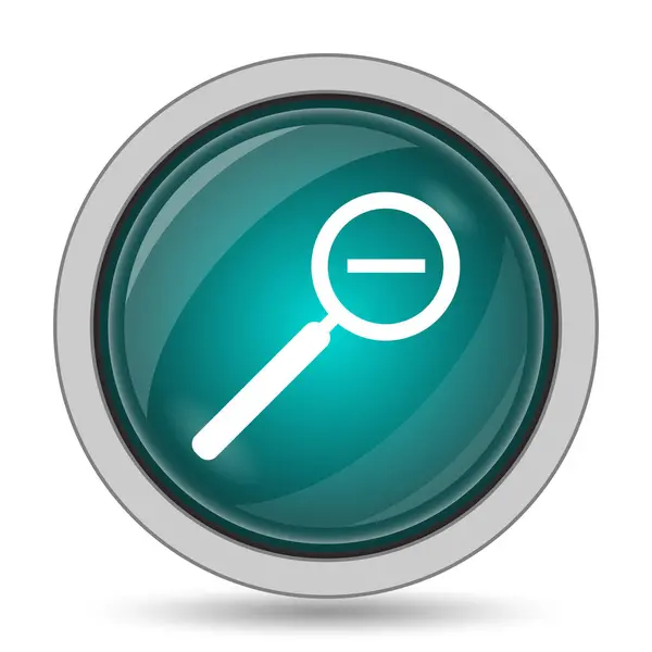 Zoom Out Icon Website Button White Background — Stock Photo, Image