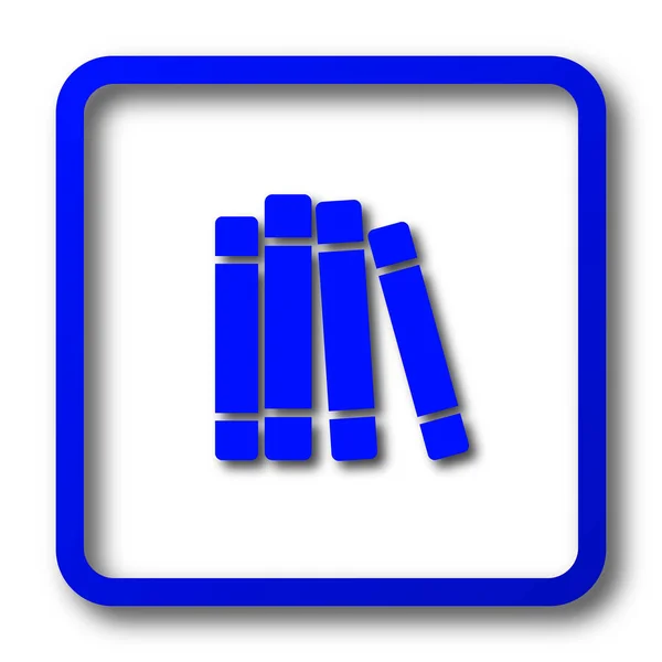 Books library icon — Stock Photo, Image