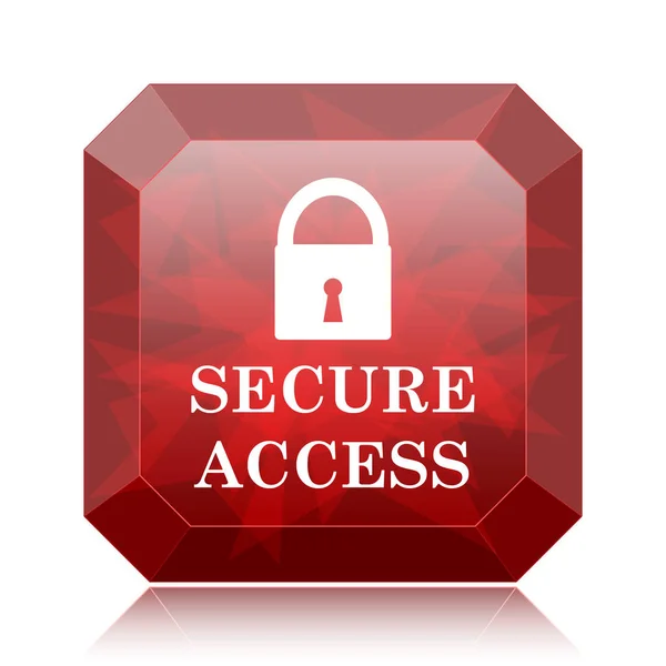 Icono de acceso seguro — Foto de Stock