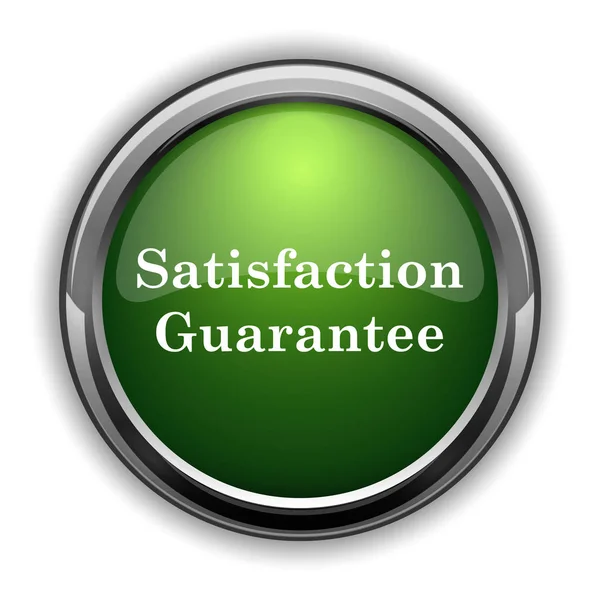 Satisfaction guarantee icon. Satisfaction guarantee website button on white background