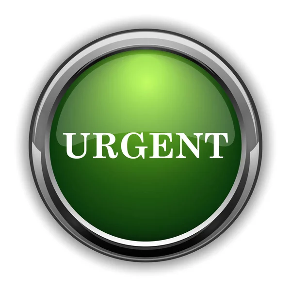 Urgent Icon Urgent Website Button White Background — Stock Photo, Image
