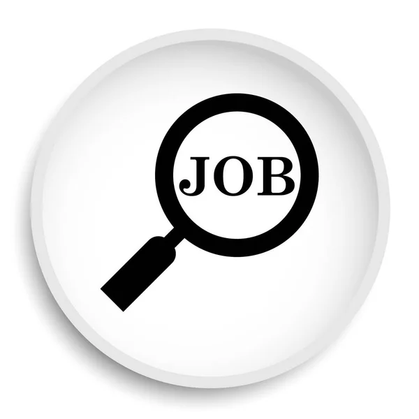 Search Job Icon Search Job Website Button White Background — Stock Photo, Image