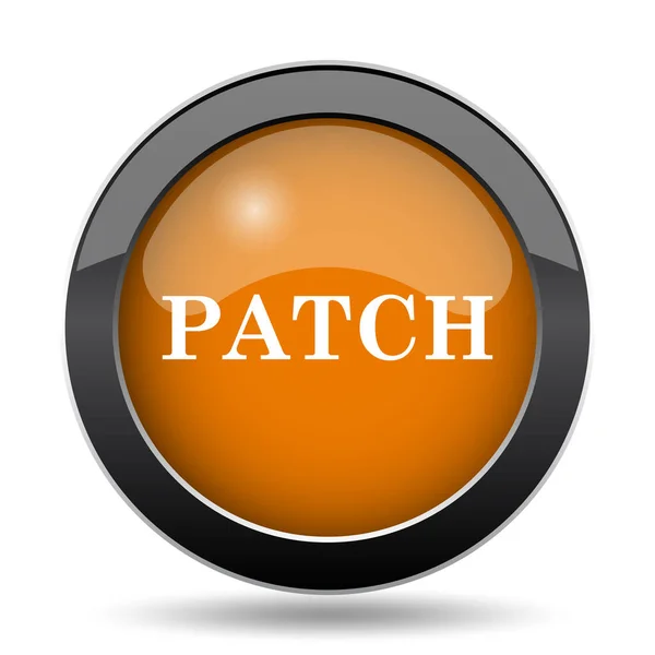 Icône Patch Patch Bouton Site Web Sur Fond Blanc — Photo
