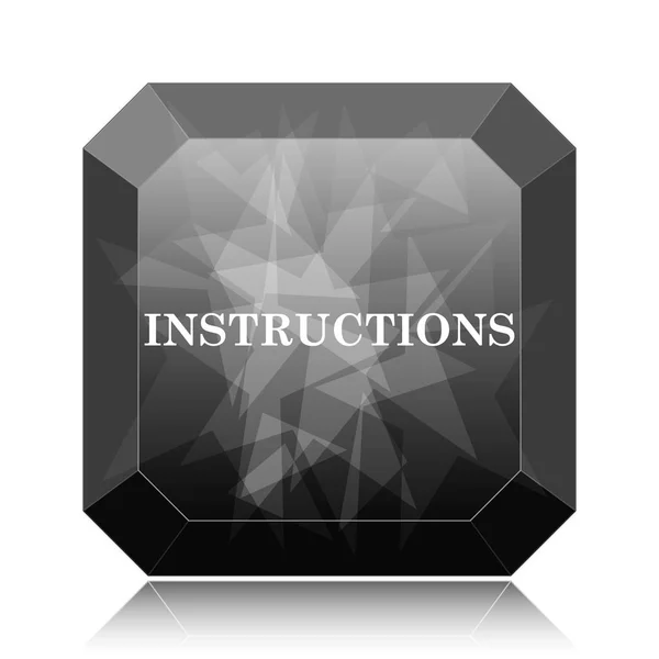 Restructions Icon Black Website Button White Background — стоковое фото