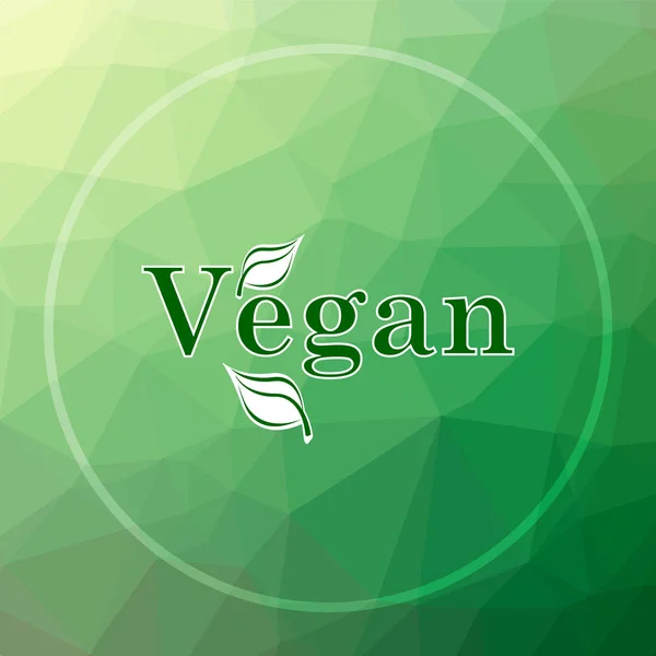 Icono vegano — Foto de Stock