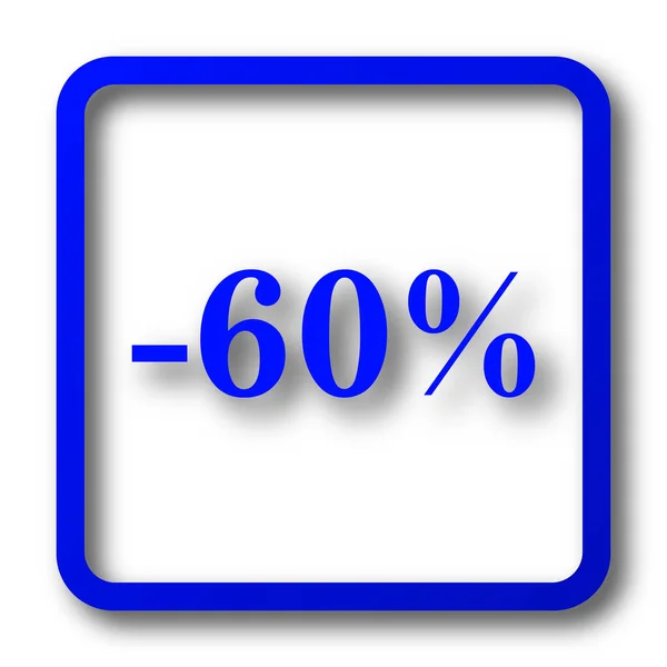 60 percent discount icon — Stock Photo, Image