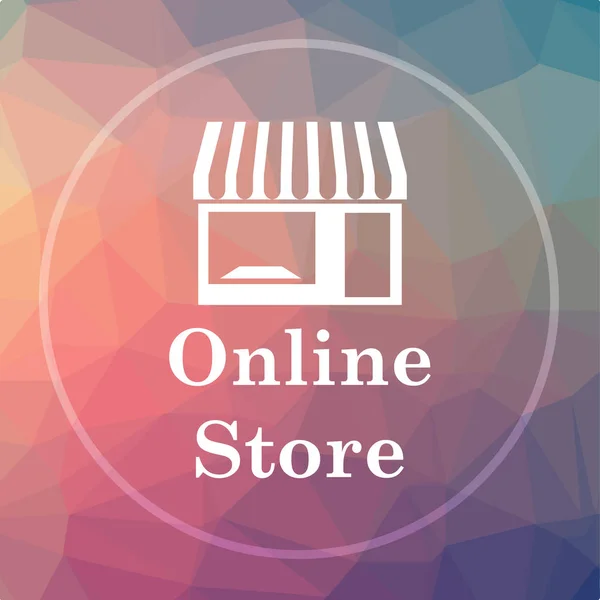 Icono de tienda online —  Fotos de Stock