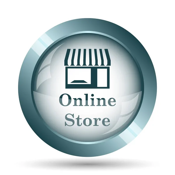 Icona negozio online — Foto Stock