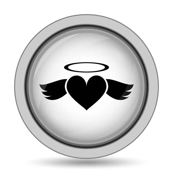 Kalp meleği simgesi — Stok fotoğraf