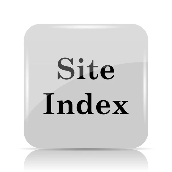 Ícone do índice do site — Fotografia de Stock