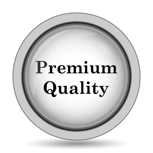 Premium Kwaliteit Pictogram Internet Knop Witte Achtergrond — Stockfoto