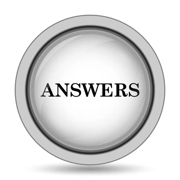 Answers icon — Stock Photo, Image