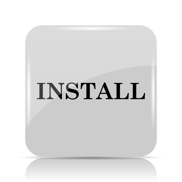 Instalar icono — Foto de Stock