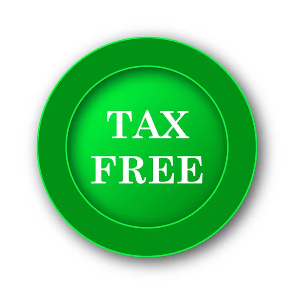 Податкові Вільний Значок Інтернет Кнопки Білому Тлі — стокове фото