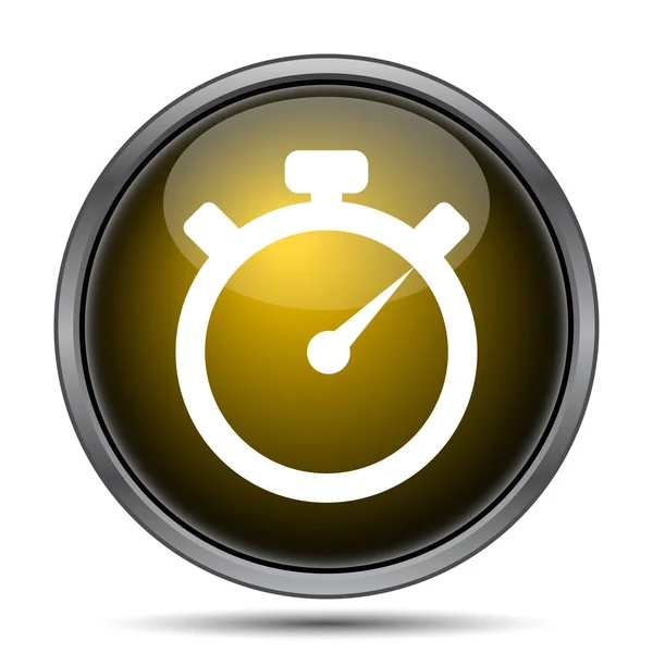 Timer Symbol Internet Taste Auf Weißem Hintergrund — Stockfoto