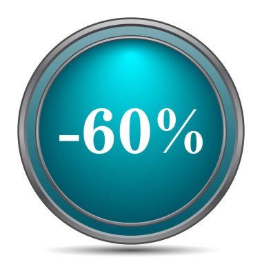 yüzde 60 indirim simgesi