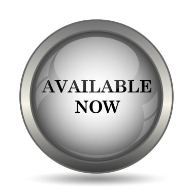 Kullanılabilir şimdi siyah kutsal kişilerin resmi web sitesi düğme beyaz arka plan üzerinde