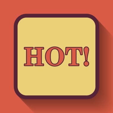 Sıcak kutsal kişilerin resmi web sitesi düğmesini turuncu arka plan üzerinde renkli,