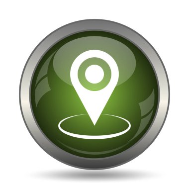 PIN konumu simgesi. Beyaz arka plan üzerinde Internet düğmesi.