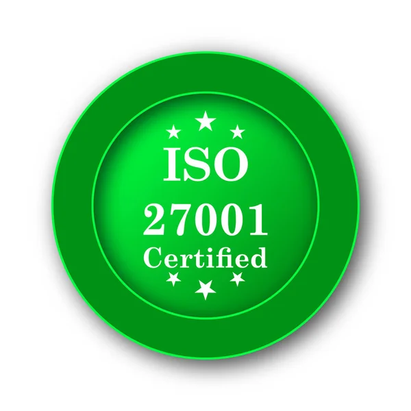 Icona ISO 27001 — Foto Stock