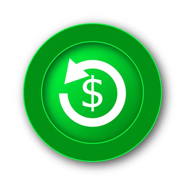 Refund Icon Internet Button White Background — Stock Photo, Image