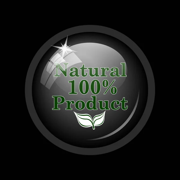 100 percent natural product icon