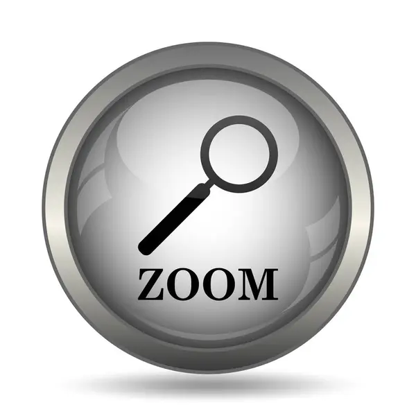 Zoom con icona loupe — Foto Stock