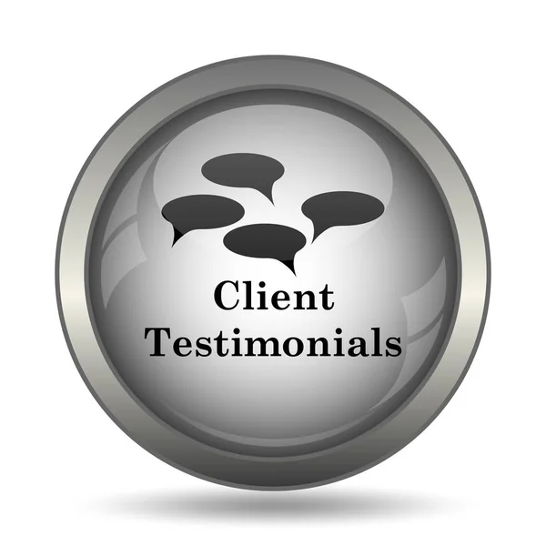 Client testimonials ikonen — Stockfoto