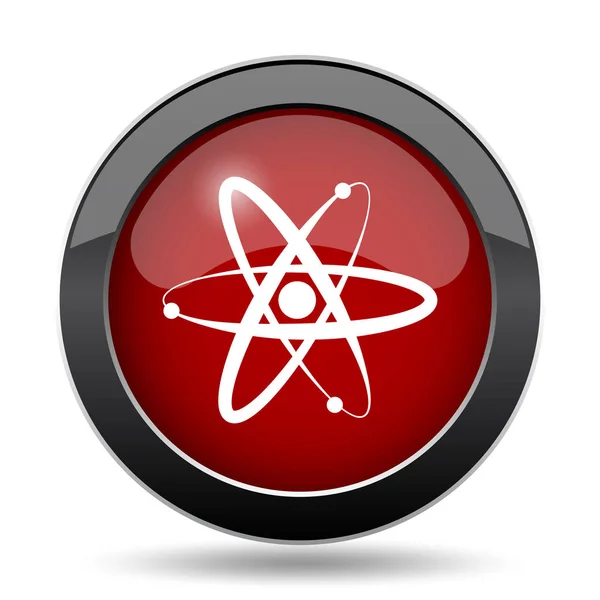 Atoms Icon Internet Button White Background — Stock Photo, Image