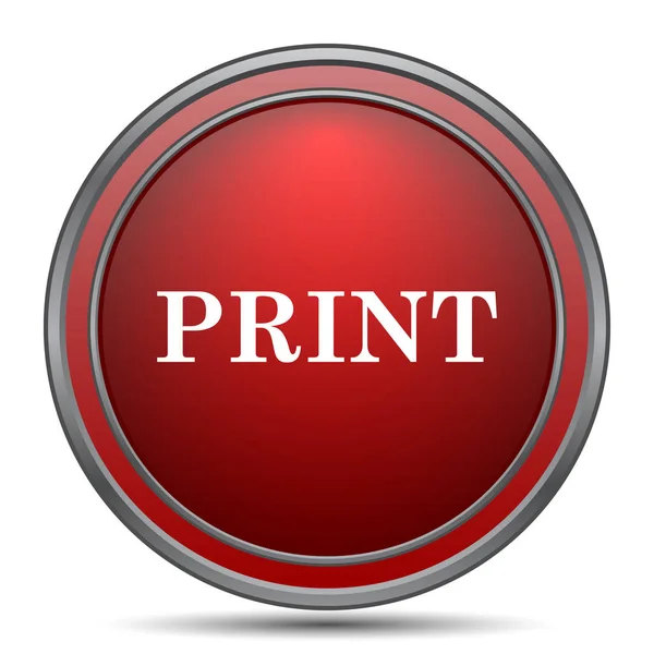 Print icon — Stock Photo, Image